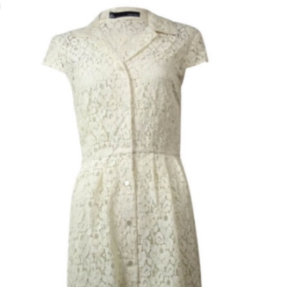Cream lace dress